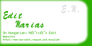 edit marias business card